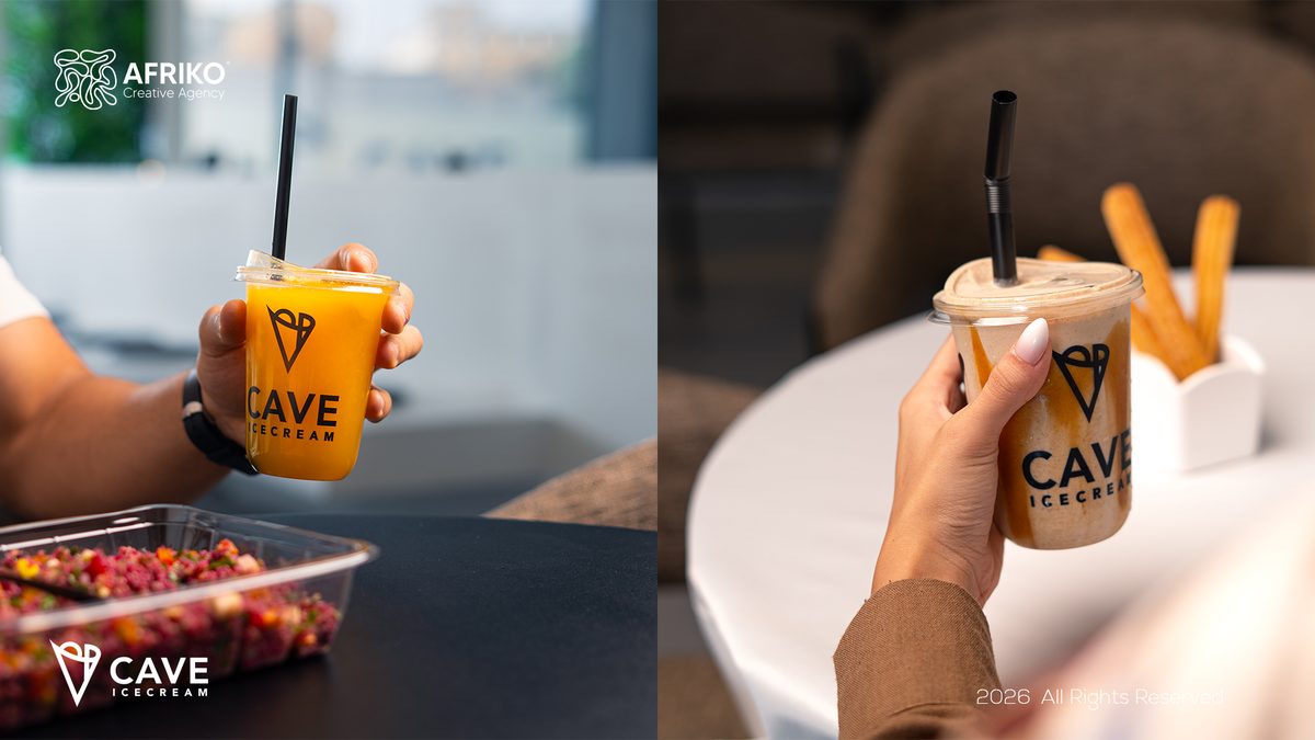 Cave Ice Cream product photography