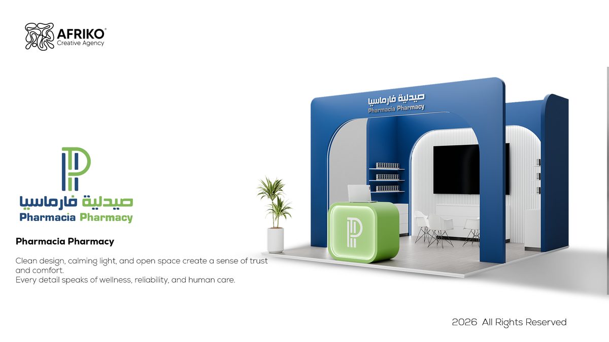 Pharmacia Pharmacy booth design